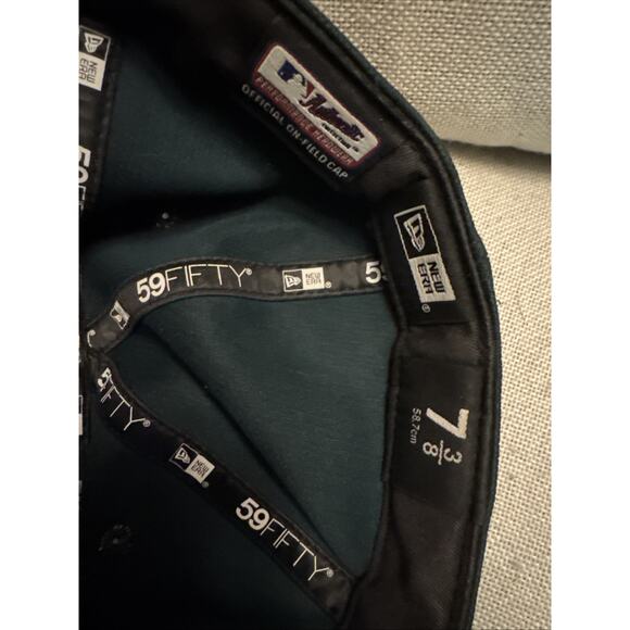 OAKLAND A'S ATHLETICS NEW ERA BASEBALL HAT Official ON FIELD 7 3/8 59FIFTY NWOT - Picture 4 of 8